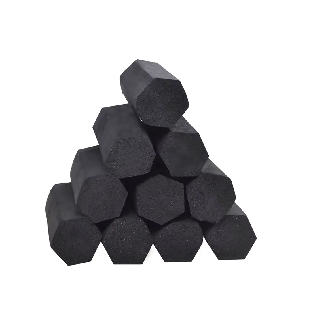 Coconut Briquette Charcoal Hexagonal